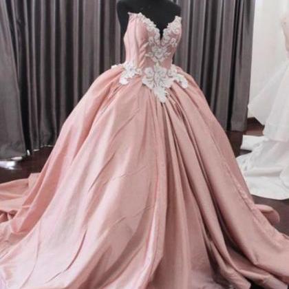 Fashion Ball Gown Sweetheart Pink L..
