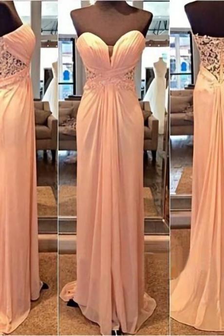 Sweetheart Prom Dresses,A-Line Prom Dress,Lace Prom Dress,Simple Prom Dress,Chiffon Prom Dress,Simple Evening Gowns,Cheap Party Dress,Elegant Prom Dresses,Formal Gowns For Teens