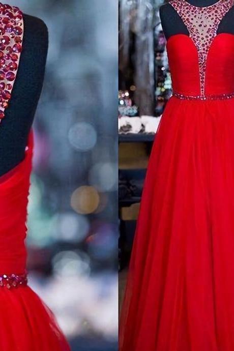 Red Prom Dresses,A Line Prom Dress,Prom Gown,Sexy Prom Dress,Sexy Evening Gowns,Party Dress For Teens