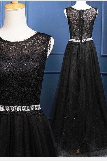 Black Prom Dresses,Lace Prom Dress,Sexy Prom Dress,A Line Prom Dresses,2023 Formal Gown,Lace Evening Gowns,Beaded Party Dress,Prom Gown For Teens