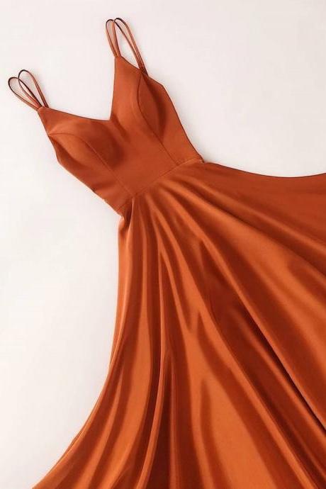 Custom Made V Neck Floor Length Long Prom Dresses, V Neck Graduation Dresses, Formal Dresses, Long Evening Dresses