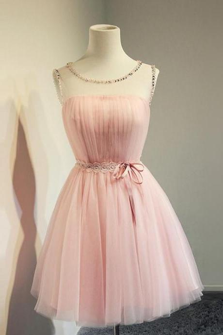 Blush Pink Homecoming Dress,Short Tulle Prom Dresses,Homecoming Gowns,Homecoming Dresses 2023,Winter Formal Dresses,Graduation Dresses,Sweet 16 Gown