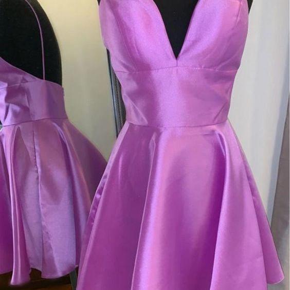 Lovely Pink And Black Short Party Dress With Bow, Cute Black Homecoming ...