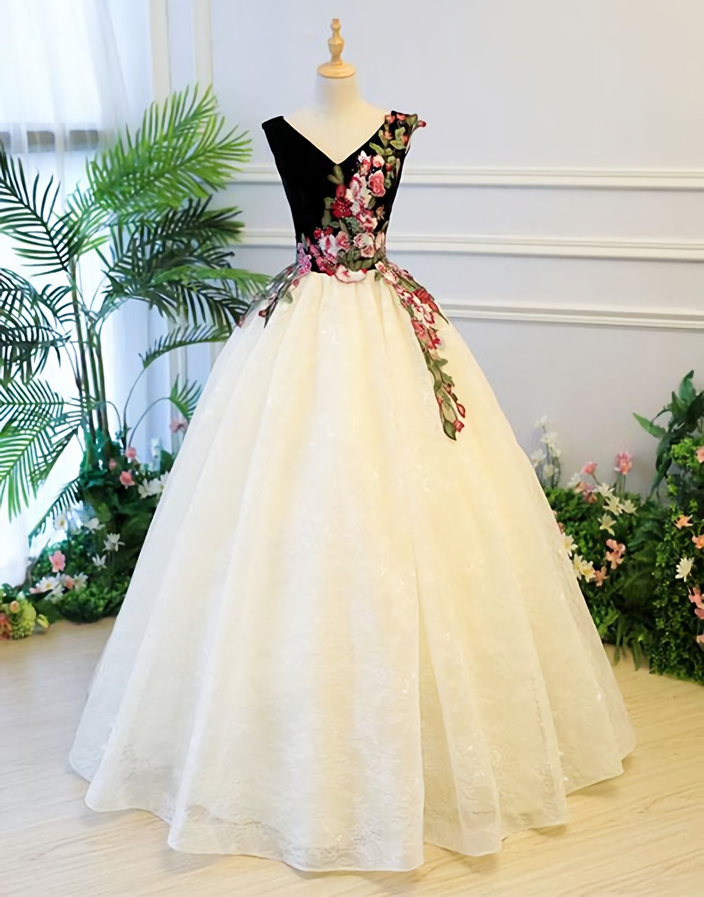 Ball Gown Long Evening Prom Dresses, Party Custom Prom Dresses main image 1